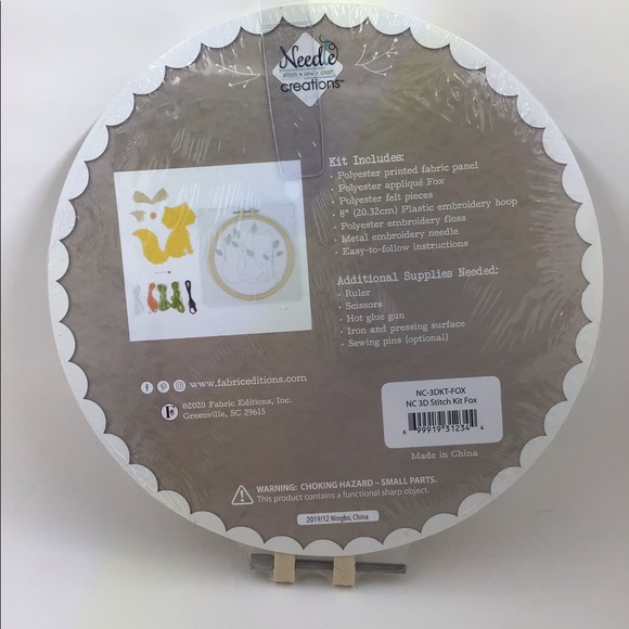 BNWT Fox 3D Stitch Kit - Picture 6 of 7